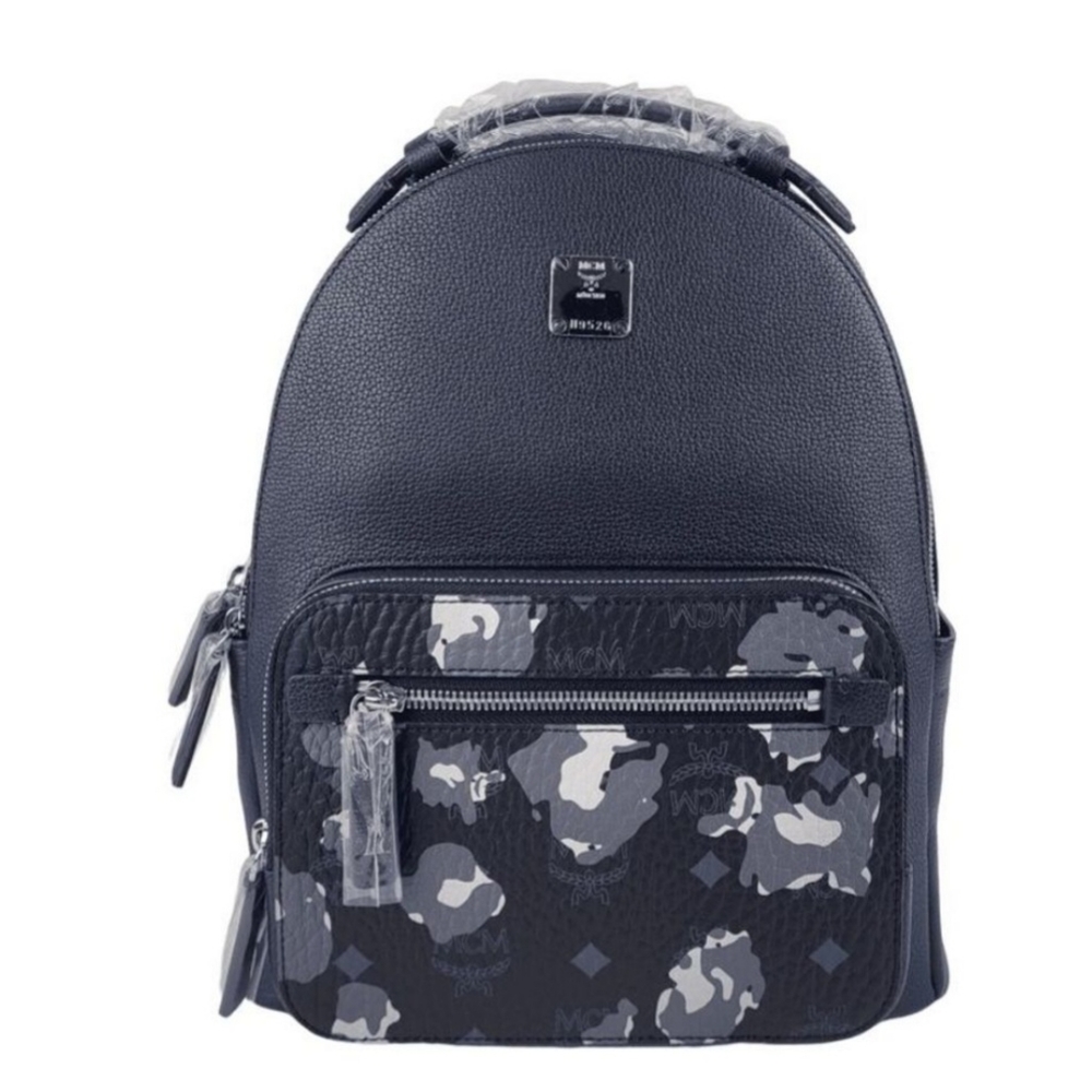 100% authentic MCM leather backback